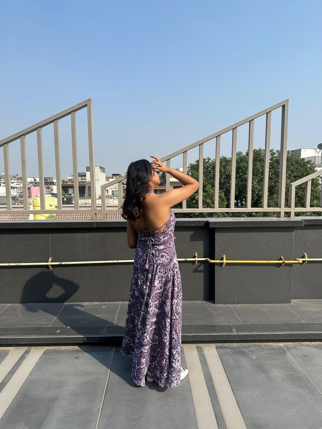 Vintage Mirage Maxi Dress