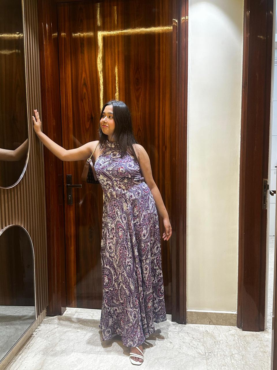 Vintage Mirage Maxi Dress